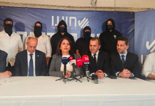 חברת הקבינט השרה גמליאל כעת ממסיבת העיתונאים של כוח 100 (צילום: משרד החדשנות, המדע והטכנולוגיה )