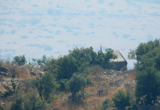 אוהל חיזבאללה (צילום: רשתות חברתיות)