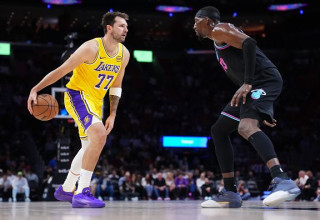 לוקה דונצ'יץ' מול באם אדבאיו (צילום: GettyImages)