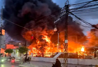 תקיפה באיראן  (צילום: רשתות ערביות)