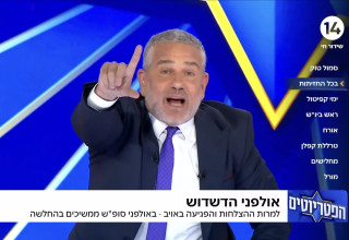 ינון מגל בתוכנית "הפטריוטים" (צילום: צילום מסך ערוץ 14)