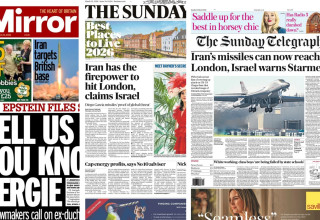 שערי העיתון בבריטניה (צילום: צילום מסך)