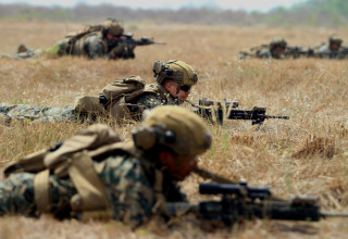 חיילי המארינס של צבא ארה"ב (צילום: רויטרס)