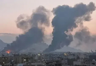 תקיפה באיראן (צילום: רשתות חברתיות)