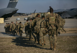 הדיוויזיה המוטסת ה-82 (צילום: ALLISON JOYCE/AFP via Getty Images)