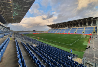 יארח את שתי הירושלמיות בעונה הבאה. אצטדיון המושבה (צילום: ברני ארדוב)