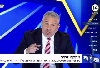 ינון מגל בתוכנית "הפטריוטים" (צילום: צילום מסך ערוץ 14)