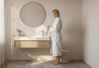 לפני שקונים: כך תבחרו כיור קוריאן אינטגרלי לארון אמבטיה (צילום: ליאוני קוריאן)