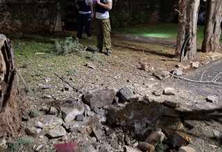 זירת הנפילה בגבעת-שמואל (צילום: תיעוד מבצעי מד"א)