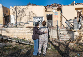 זירת נפילה (צילום: חיים גולדברג פלאש 90)