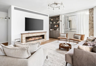 קמין, עיצוב הלל אדריכלות  (צילום: מאור מויאל, באדיבות אורטל קמינים)