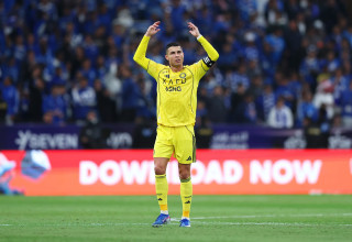 שחקן אל נאסר כריסטיאנו רונאלדו (צילום: GettyImages, Yasser Bakhsh)