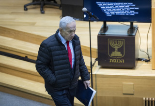 בנימין נתניהו (צילום: Chaim Goldberg/Flash90)