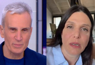 אפרת רייטן, אברי גלעד (צילום: צילום מסך X, צילום מסך ערוץ 12)