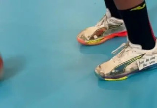 קוראים למחיקת מדינת ישראל. ספרד (צילום: אתר רשמי, איגוד הכדוריד)