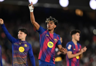 לאמין ימאל חוגג (צילום: Gettyimages)