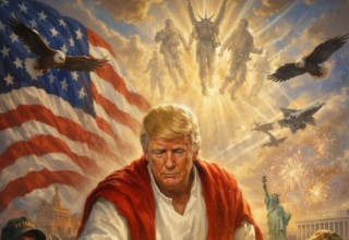 התמונה שפרסם טראמפ ברשת החברתית truthsocial (צילום: צילום מסך)