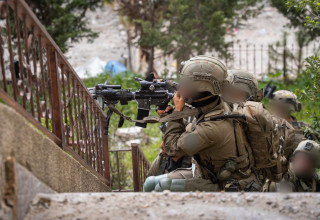 כוחות צה"ל בבינת ג׳בייל (צילום: דובר צה"ל)