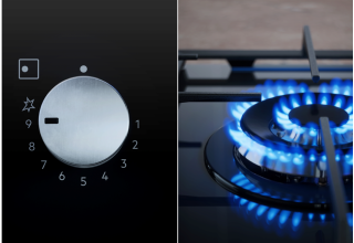 כיריים גז זכוכית Step Power של AEG (צילום: יח"צ)