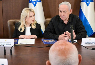 בינימין נתניהו ורעייתו שרה נתניהו (צילום: קובי גדעון לע"מ,שרה נתניהו)