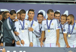 שחקני ריאל מדריד. 2014 (צילום: Getty images)