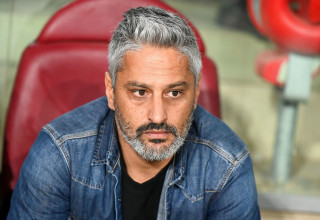 מאמן בית"ר ירושלים, ברק יצחקי (צילום: ברני ארדוב)