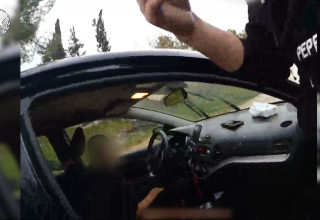 ילד בן 10 על ההגה (צילום: דוברות המשטרה)