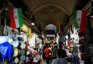 טהרן בזמן הפסקת האש (צילום:  REUTERS/Thaier Al Sudani)