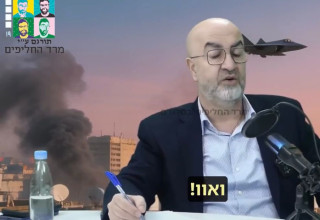 הפרשן הלבנוני טוני אבי נאג'ם (צילום: צילום מסך)