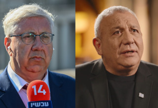 יעקב ברדוגו, גדי איזנקוט (צילום: ארי לייב אברמס פלאש 90, צילום מסך כאן 11,צילום מסך כאן 11,אריה לייב אברמס פלאש 90)