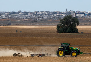 שדה בעוטף עזה (צילום: רויטרס)