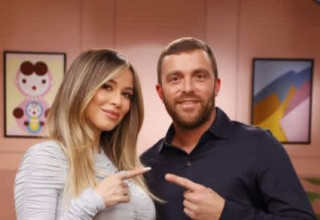 פבריציו רומאנו ודילטה לאוטה (צילום: צילום מסך, אינסטגרם)