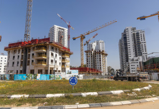 שכונה בבנייה (צילום: יוסי אלוני פלאש 90)