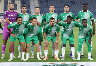 שחקני מכבי חיפה (צילום: דני מרון)