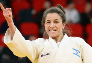 תמנע נלסון-לוי, ג'ודאית (צילום: GettyImages, Giorgi ARJEVANIDZE / AFP)