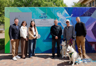 המפגש במיגונית בכרמיאל (צילום: גיא יחיאל)