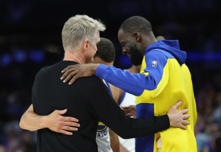 סטיב קר, דריימונד גרין וסטף קרי גולדן סטייט (צילום: GettyImages)