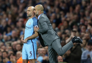 פפ גווארדיולה וסבאלטה מנצ'סטר סיטי (צילום: GettyImages)