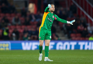 שוער סאות'המפטון דניאל פרץ (צילום: GettyImages, Robin Jones)