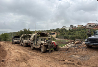 כוחות אוגדה 162 בלבנון (צילום: אבי אשכנזי)