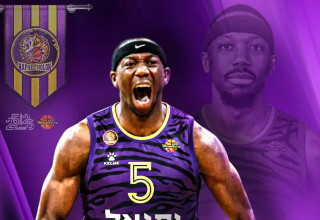 ג'וש האגינס שחקן הפועל חולון (צילום: עיבוד תמונה, הפועל חולון)