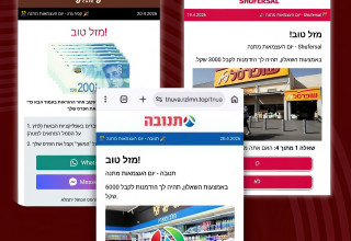 ניסיון פישינג (צילום: צילום מסך)