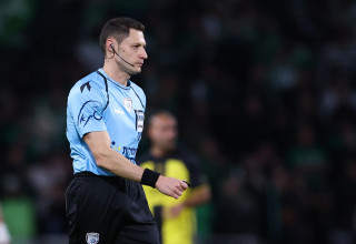 דוד פוקסמן שופט כדורגל (צילום: מאור אלקסלסי)