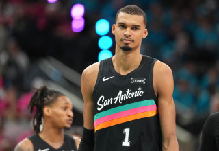 שחקן סן אנטוניו ספרס, ויקטור וומבניאמה (צילום: רויטרס)