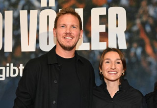 יוליאן נגלסמן ואשתו לנה וורצנברגר (צילום: picture alliance)