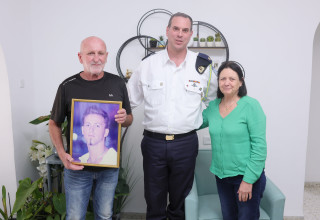 משפחת בר ורס"ן אמיר קולמן (צילום: עמרי שטיין)