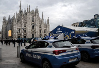 משטרה במילאנו (צילום: MARCO BERTORELLO / Contributor)