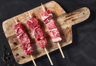 שיפודי כבש (צילום: באדיבות סאלח דבאח ובניו)