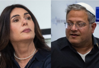 איתמר בן גביר, מירי רגב (צילום: יונתן זינדל פלאש 90,פלאש 90)