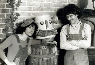 שלמה ניצן, חביתוש וציפי מור (צילום: באדיבות הטלוויזיה החינוכית)